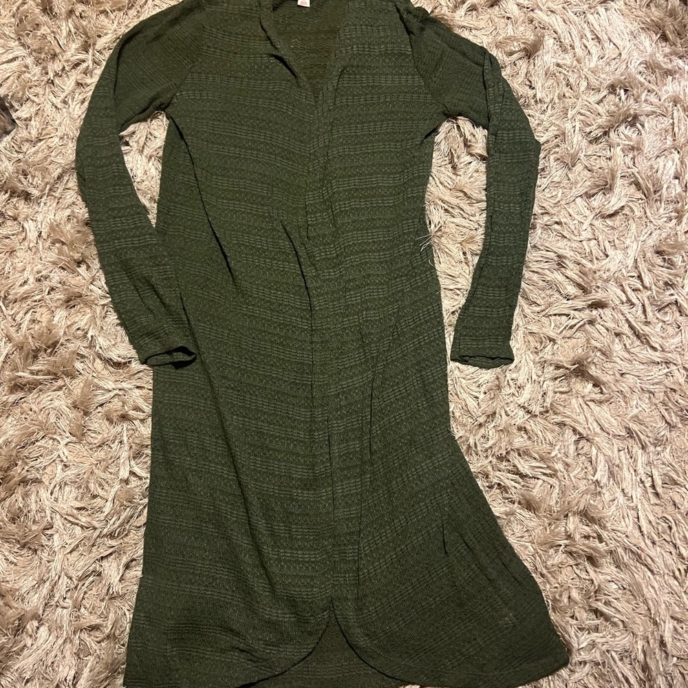 Mossimo Supply Co. Forest Green Long Sleeve cardigan